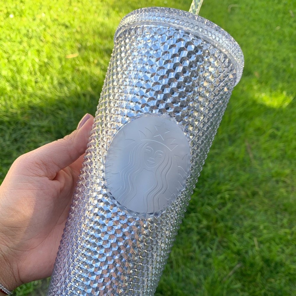 Starbucks studded cup /tumbler - silver brand new 2019 Xmas collection